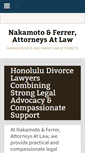 Mobile Screenshot of nakamotolaw.com